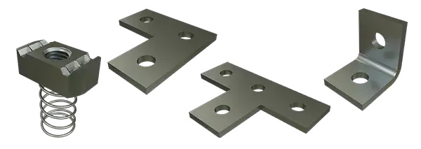 MacLean offers a full range of metal channel accessories from Atkore Unistrut